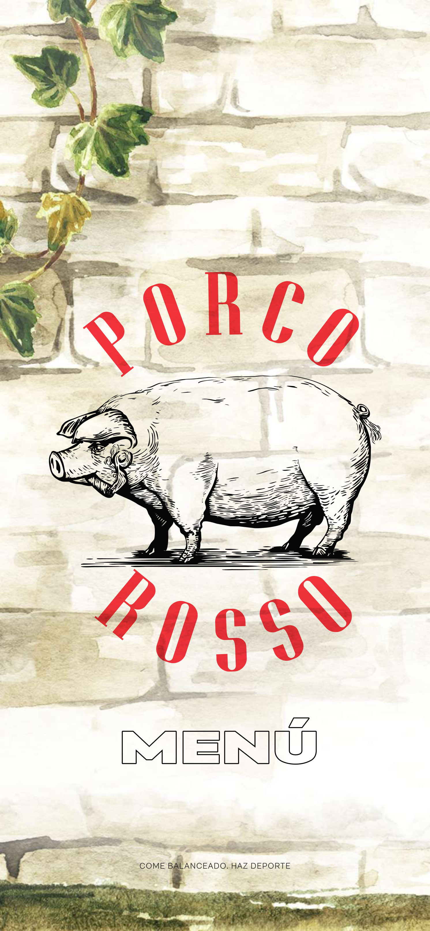 Menú Porco Rosso — página 1