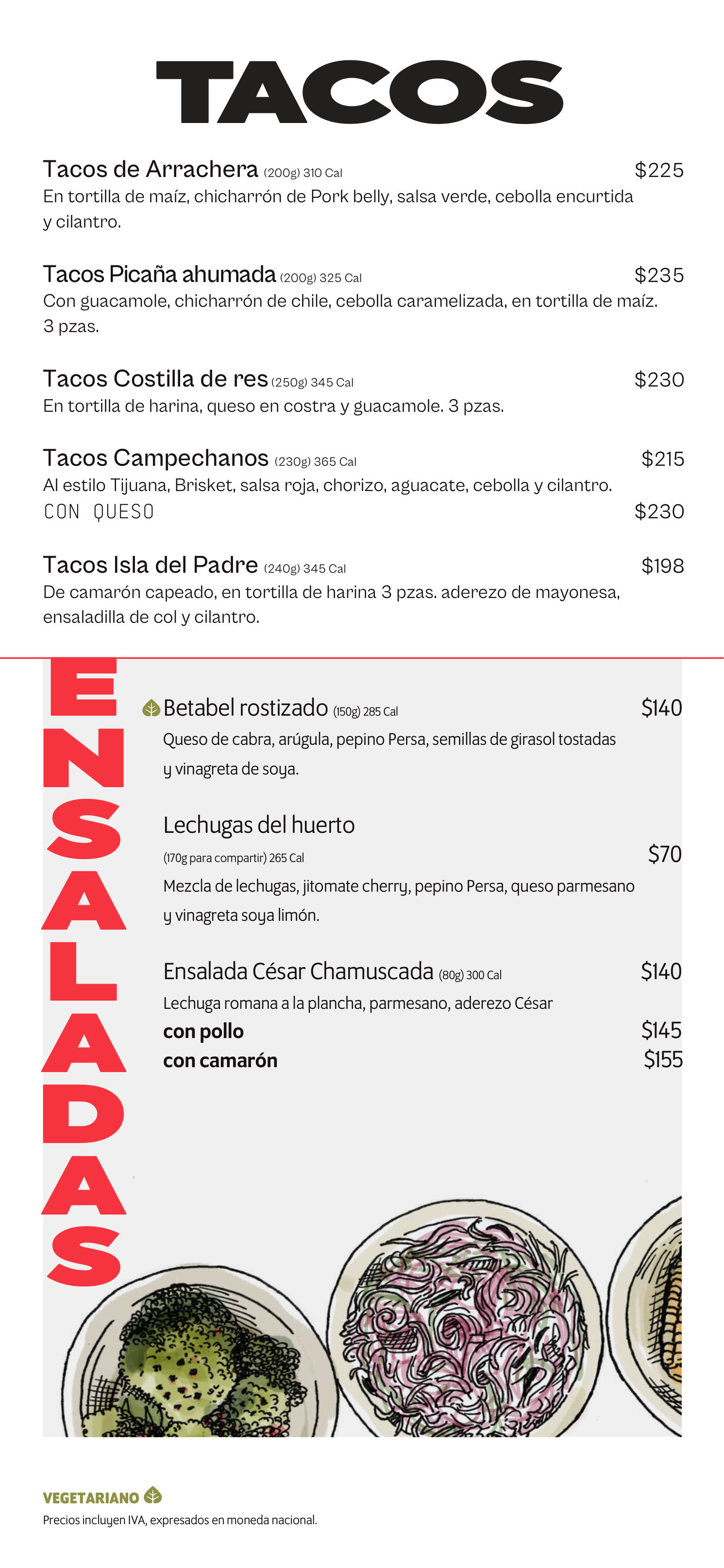 Menú Porco Rosso — página 3