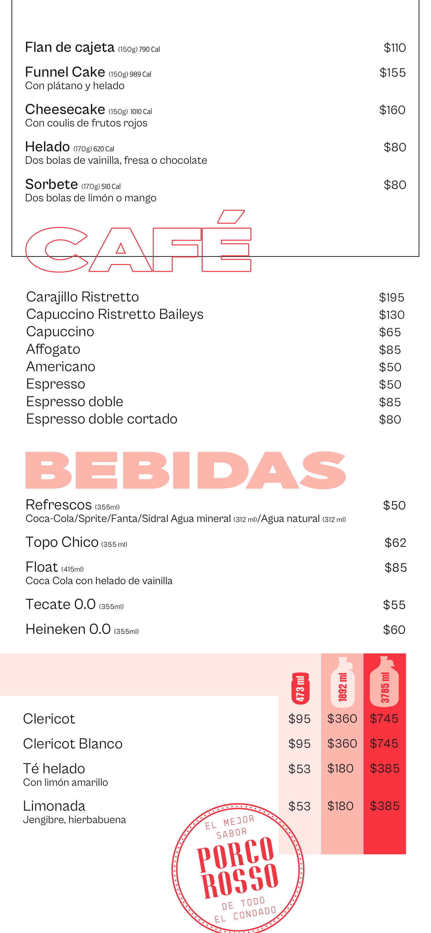 Menú Porco Rosso — página 8